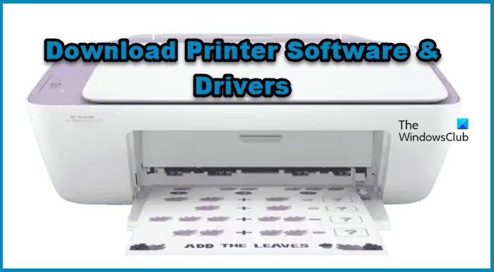 Download Printer Software & Drivers