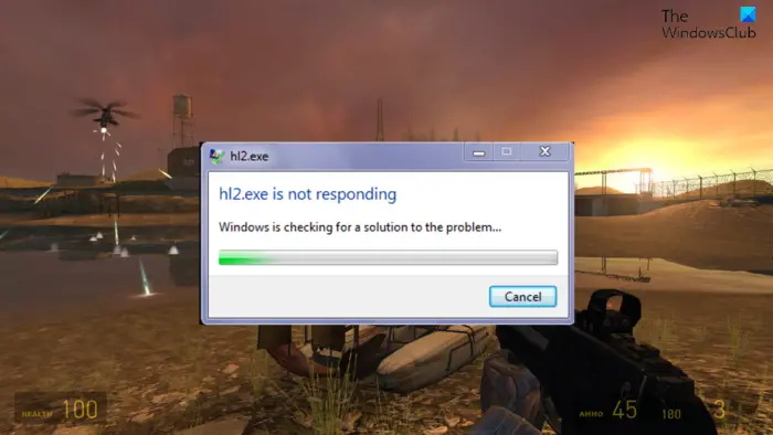 Fix hl2.exe is not responding or has stopped working on Windows PC
