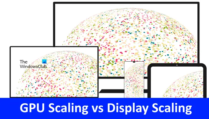GPU Scaling vs Display Scaling explained