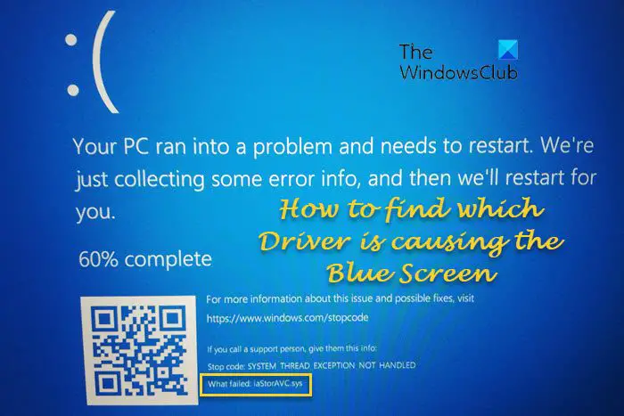 How to find which Driver is causing the Blue Screen