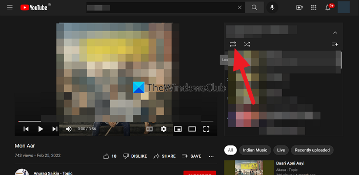 Ripeti la playlist di Youtube Ripeti la playlist di Youtube