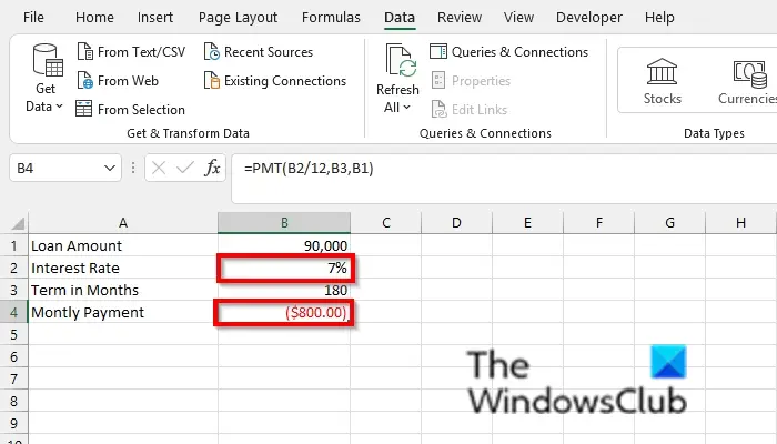 How to use Goal Seek in Excel