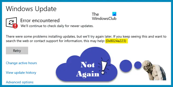 Fix Windows Update Error 0x8024a223