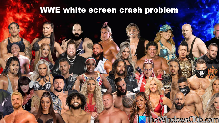 WWE 2K25 or 2K26 white screen crash problem