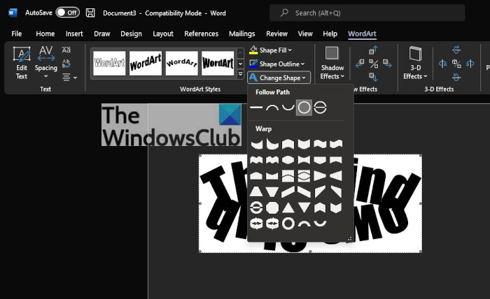 How to Circle Text in Word