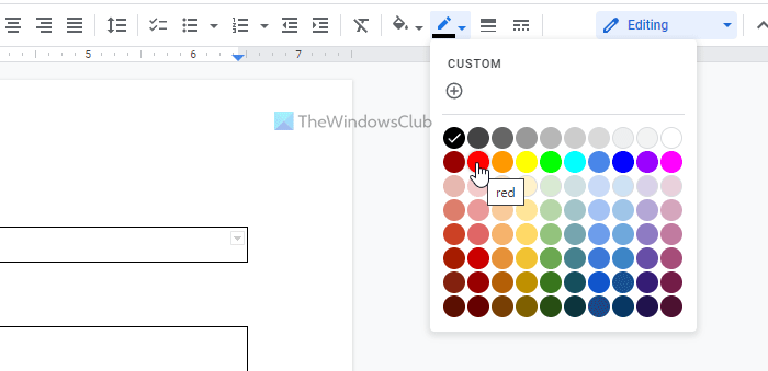 How to create fillable form in Google Docs