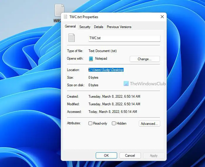 How to create a link to file or folder in Windows 11/10