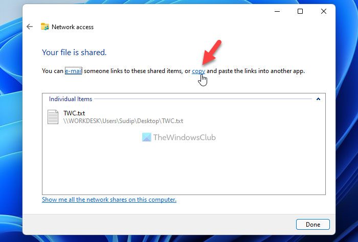 How to create a link to file or folder in Windows 11/10