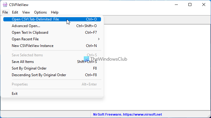 CSVFileView lets you open CSV files without Excel