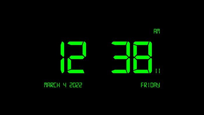 Free Clock Screen Savers for Windows PC