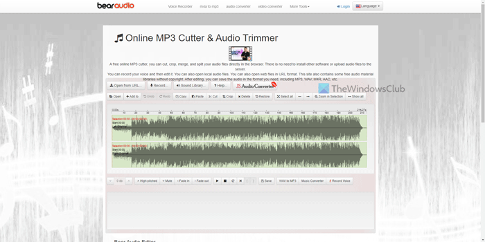 Il miglior cutter MP3 online gratuito per tagliare l'audio