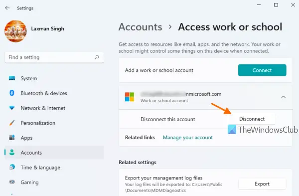 reconnect microsoft teams account