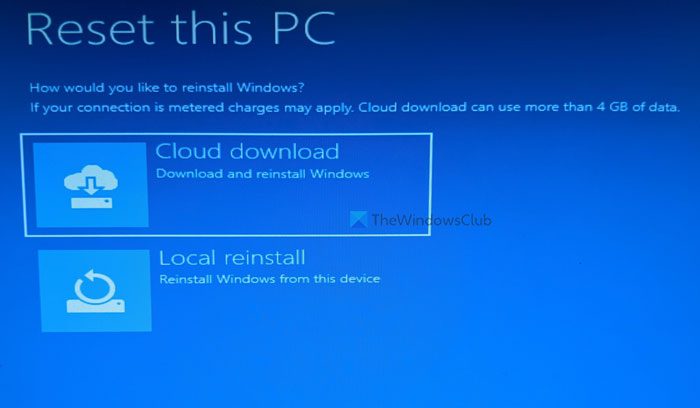 Reset Windows 11 using Advanced Startup Options when PC won’t boot