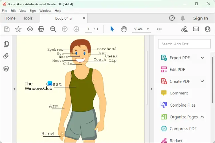 Convert AI to PDF using Adobe Reader DC