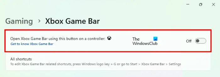 Deaktivieren Sie Die Xbox Game Bar