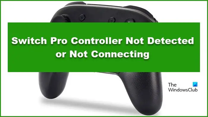 Контроллер Switch Pro не обнаружен или не подключается