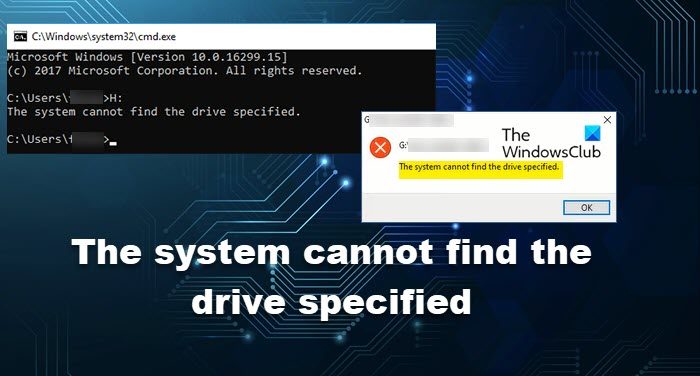 The system cannot find the drive specified  Fixed  - 67
