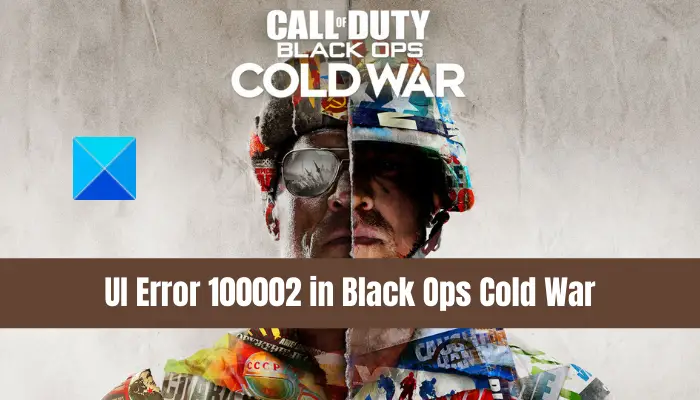 Fix UI Error 100002 in Black Ops Cold War