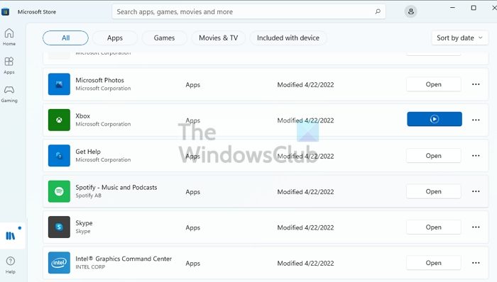 Update Xbox App Windows