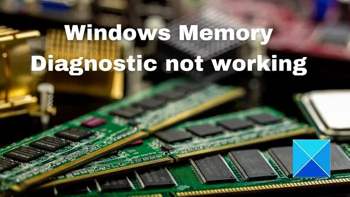 Windows Memory Diagnostic not working; Displaying no results