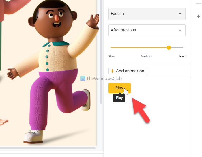 How to add Motion or Animated text or object in Google Slides