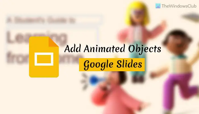 Как добавить движущийся или анимированный текст или объект в Google Slides 