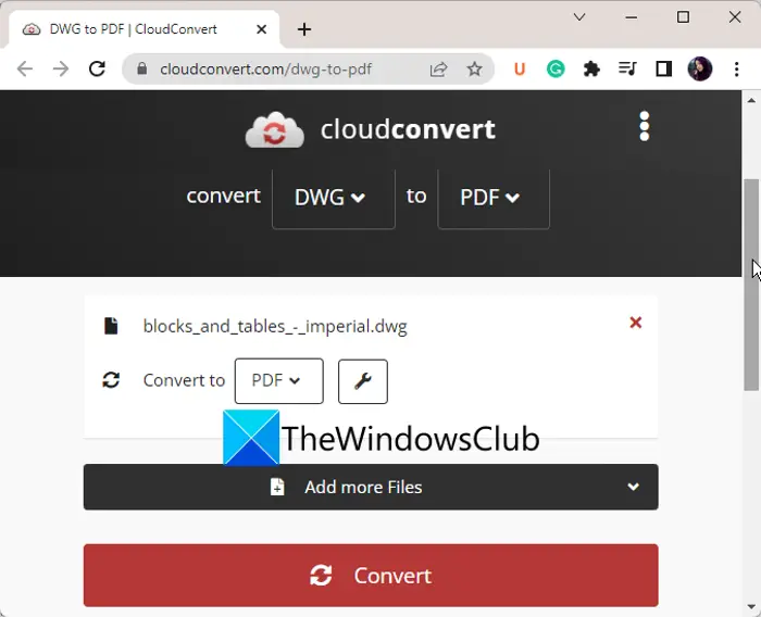 convert CAD to PDF