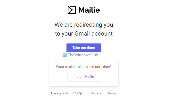 Mailie lets you share Gmail messages with anyone