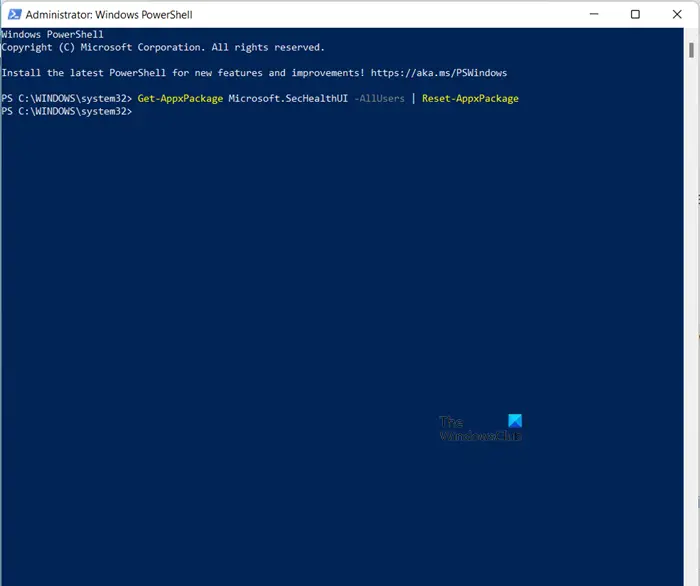 Powershell Command