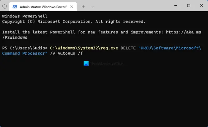 Fix Процесс завершился с ошибкой кода 1 в системах Windows