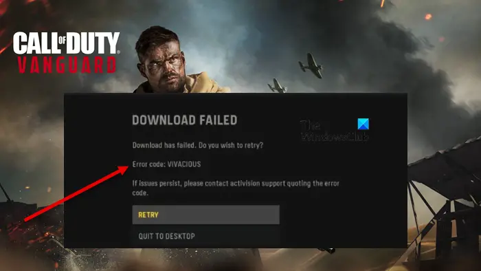 Fix Error Code VIVACIOUS on COD Vanguard