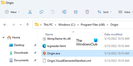 Add origin exe as exception to antivirus
