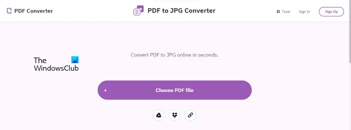 Convert PDF to JPG using PDF Converter