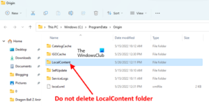 How to clear Origin cache on Windows 11/10