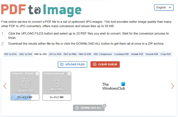 Free PDF to Image Converter