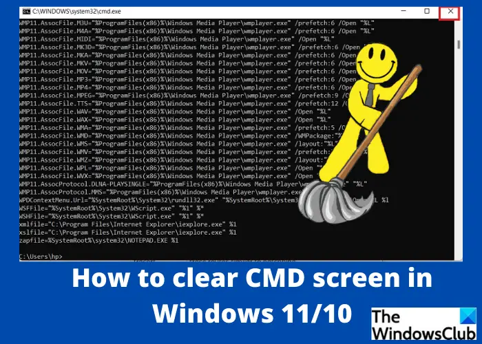 How to clear CMD screen in Windows 11/10
