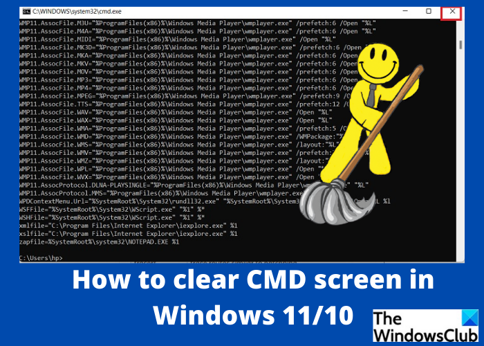 How to clear CMD screen in Windows 11/10 How to clear CMD screen in Windows 11/10