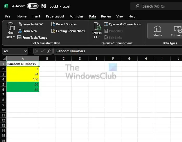 How to filter or sort Excel data using Cell Color and Font Color