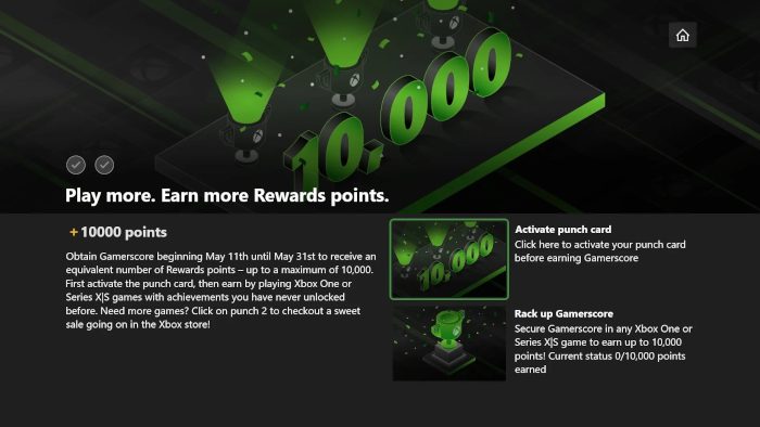 Xbox Microsoft Rewards Points