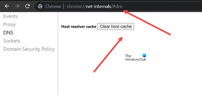 Clear Host Cache