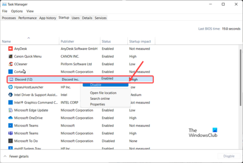 Powershell Disable Discord How to Stop Discord from launching at Startup in Windows 11