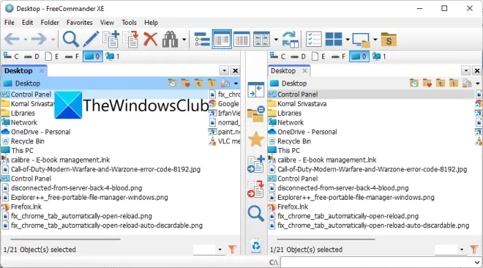 Best free Portable Explorer alternative File Manager program for Windows