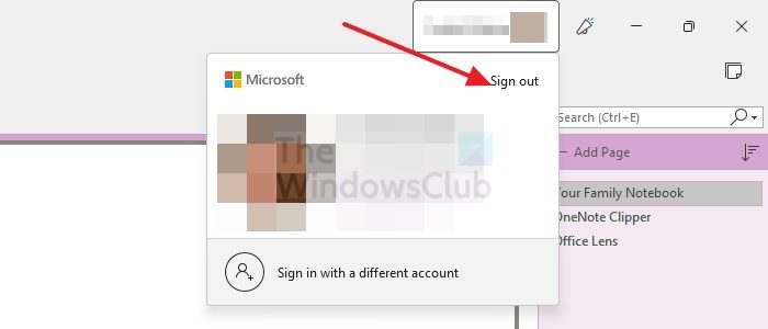 signout microsoft account