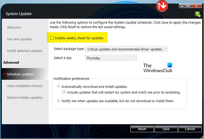 Lenovo System Update Service High CPU usage