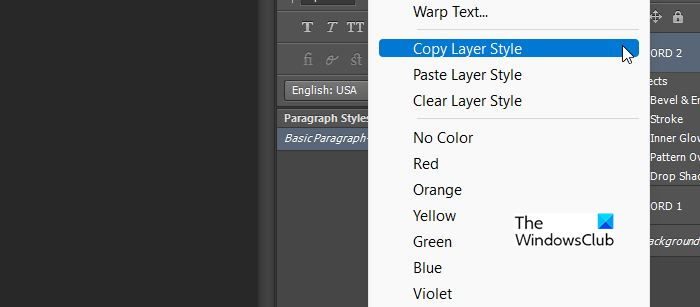 Amazing Photoshop Tips and Tricks - Copy Layer Style