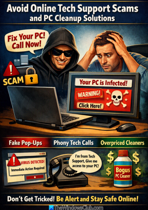 Avoid Online Tech Support Scams