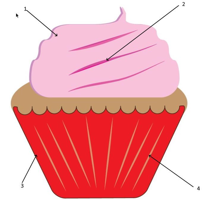 completed cupcake