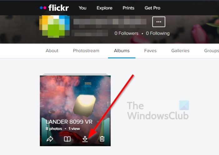 Download Flickr Albums