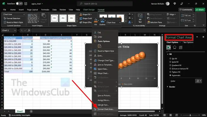 How to create a Bubble Chart in Excel