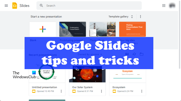 Google Slides tips and tricks Google Slides tips and tricks